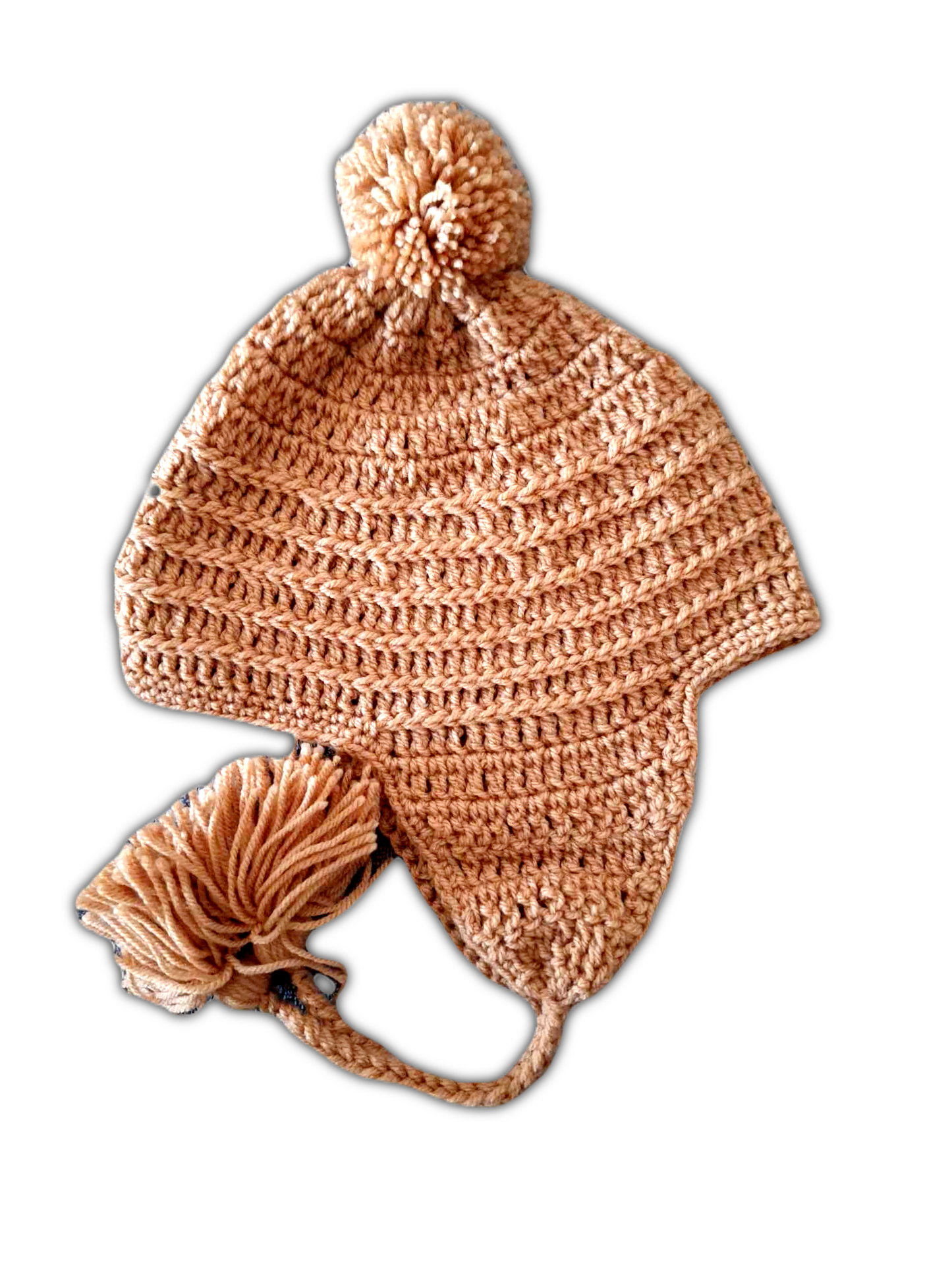 Gorro sem estar no manequim, para se realçar todos os seus pormenores.