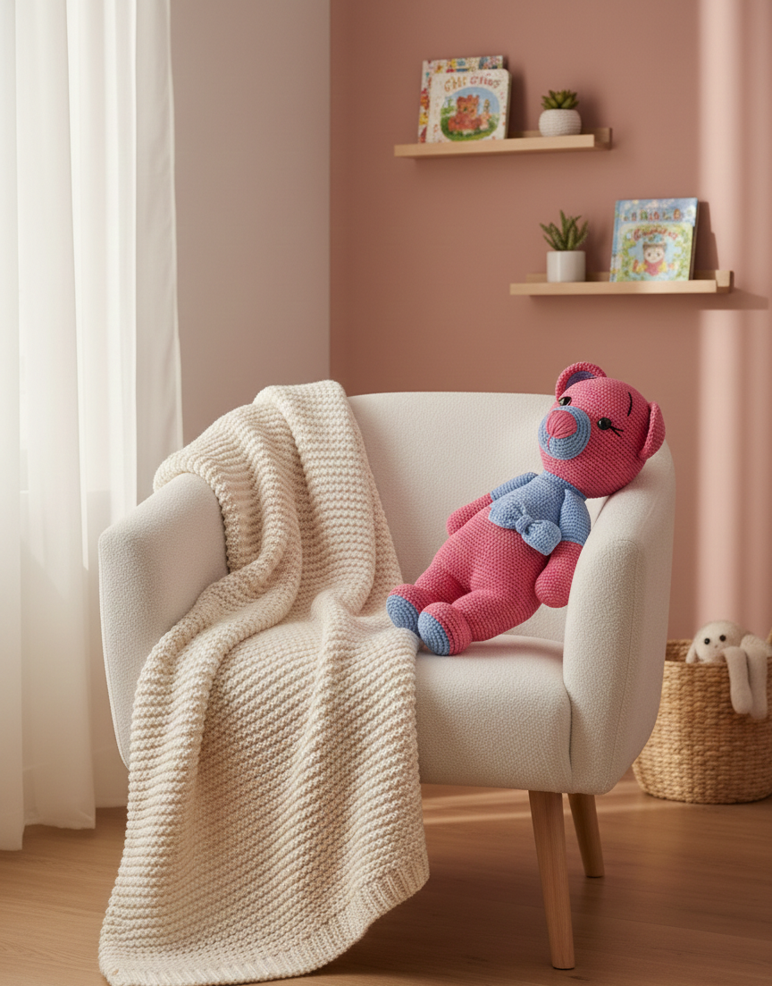 Amigurumi: "Bella, a Gigante de Algodão"