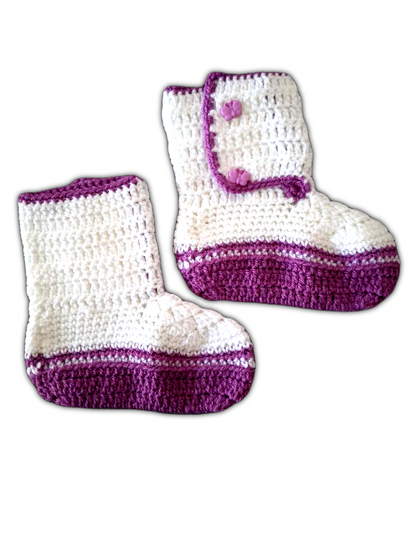 Foto do par de botas de ambos os lados.