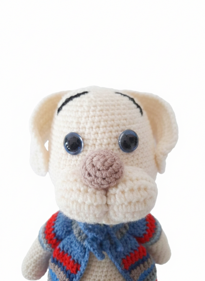 Amigurumi: "Balduíno, o Cãopanheiro do Bosque de Açúcar"