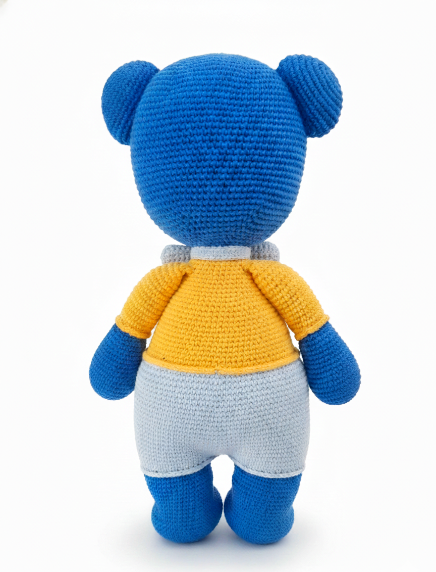 Amigurumi: "Ulisses, o Guardião dos Abraços Gigantes"