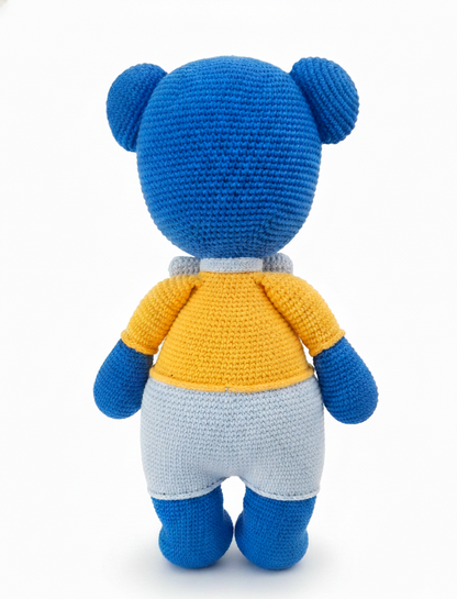 Amigurumi: "Ulisses, o Guardião dos Abraços Gigantes"