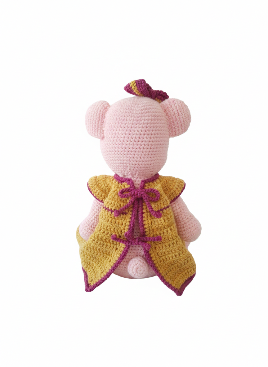Amigurumi: "Amélia, a Doce Anfitriã"
