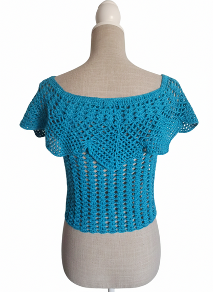 Top "Tropical Aqua"