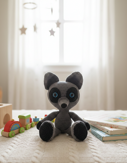 Amigurumi: Rico, o Guaxinim Curioso