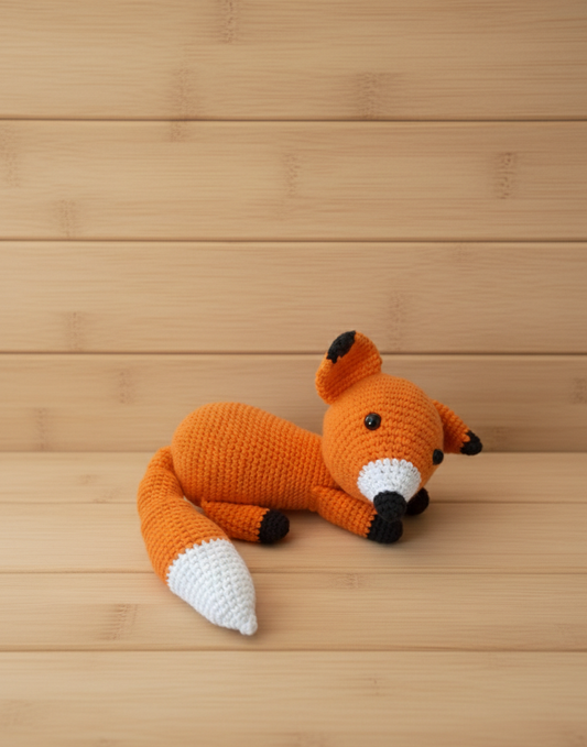 Amigurumi: "Ruivo, o Astro da Floresta"