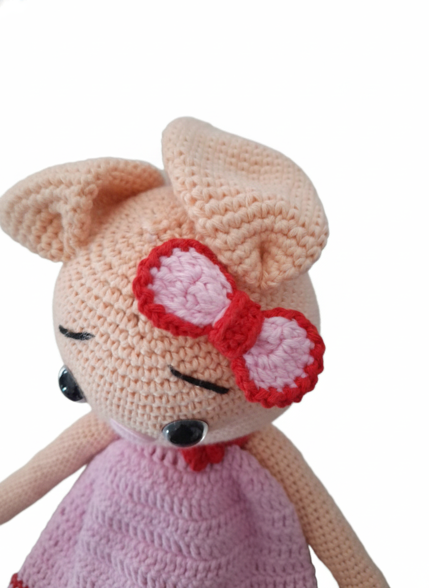 Amigurumi: "Alice, a Bailarina dos Campos de Cetim"