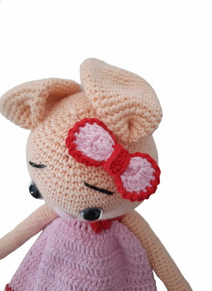 Amigurumi: "Alice, a Bailarina dos Campos de Cetim"