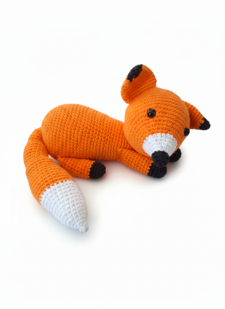 Amigurumi: "Ruivo, o Astro da Floresta"
