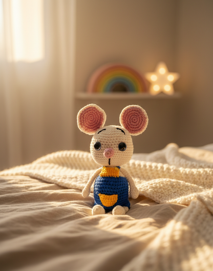 Amigurumi: "Bernardo, o Pequeno Explorador de Sonhos"