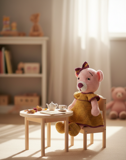 Amigurumi: "Amélia, a Doce Anfitriã"