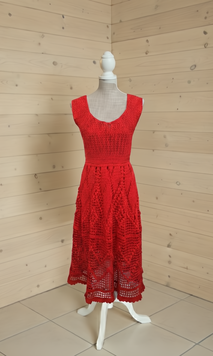 Vestido "Carmim Sedutor"