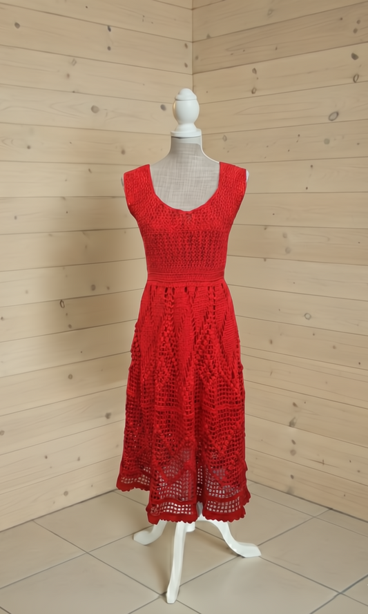 Vestido "Carmim Sedutor"