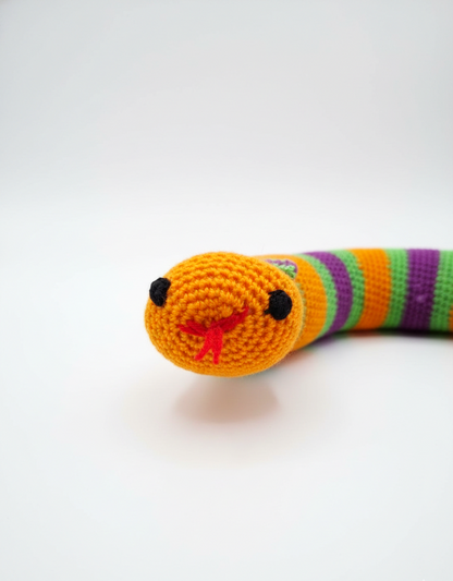 Amigurumi: "Sura, a Cobra Das Sestas Coloridas"