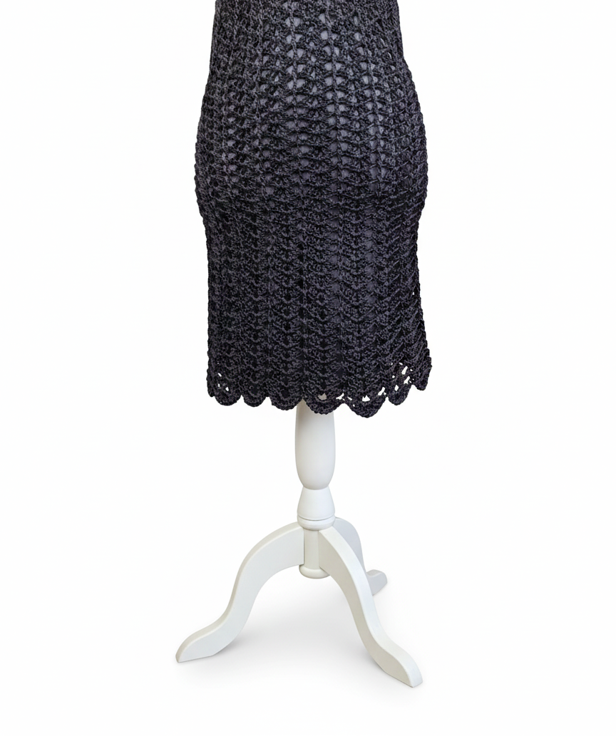 Vestido Curto "Noite de Ébano"