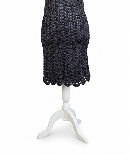 Vestido Curto "Noite de Ébano"