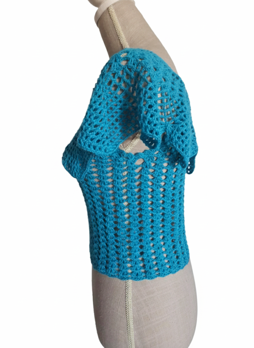 Top "Tropical Aqua"