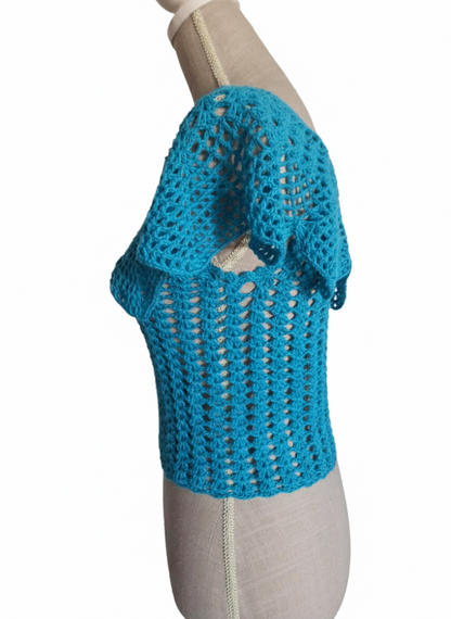Top "Tropical Aqua"