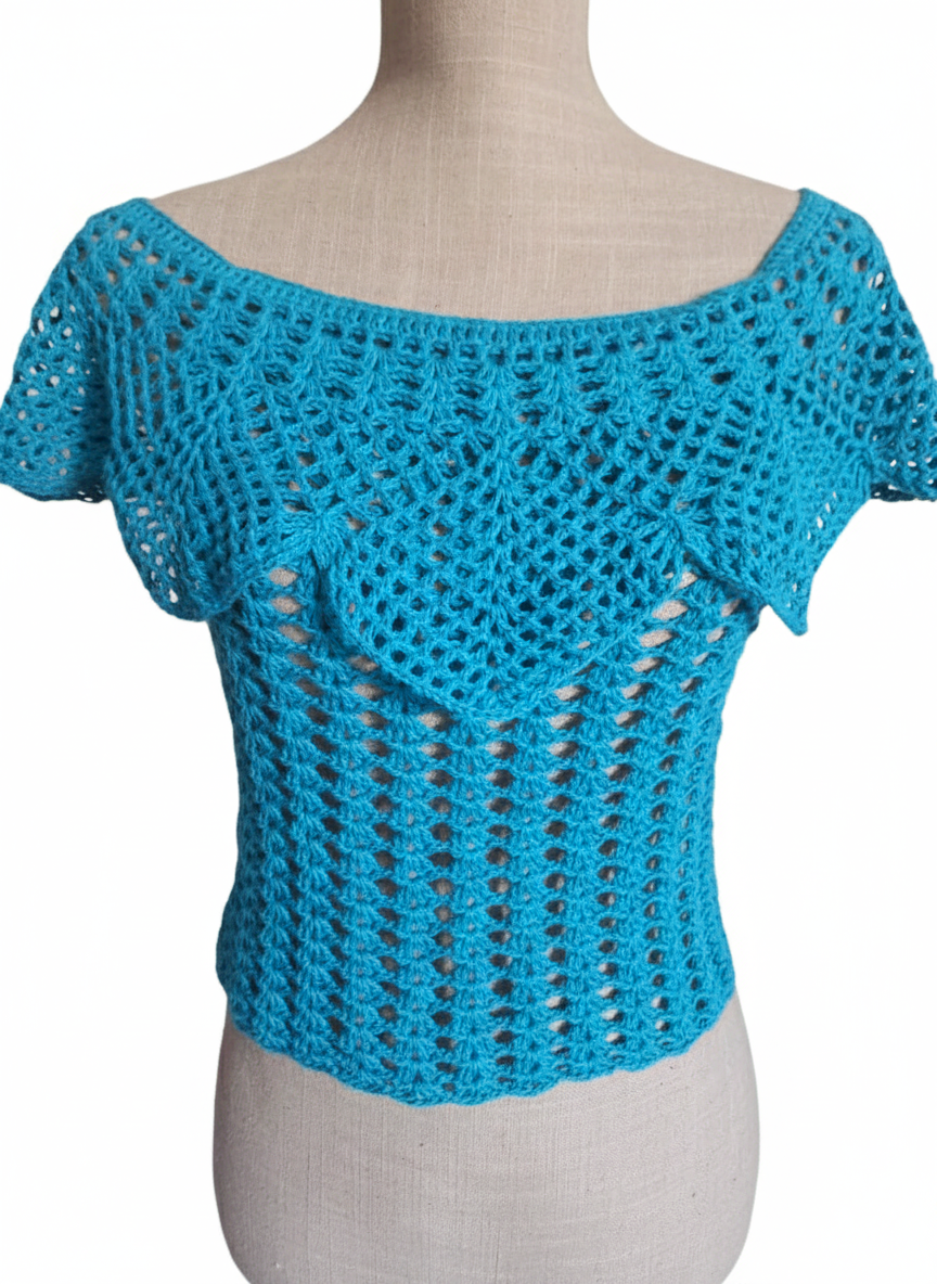 Top "Tropical Aqua"