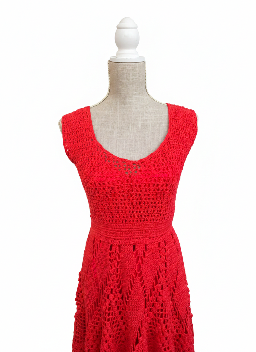Vestido "Carmim Sedutor"