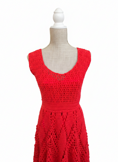 Vestido "Carmim Sedutor"