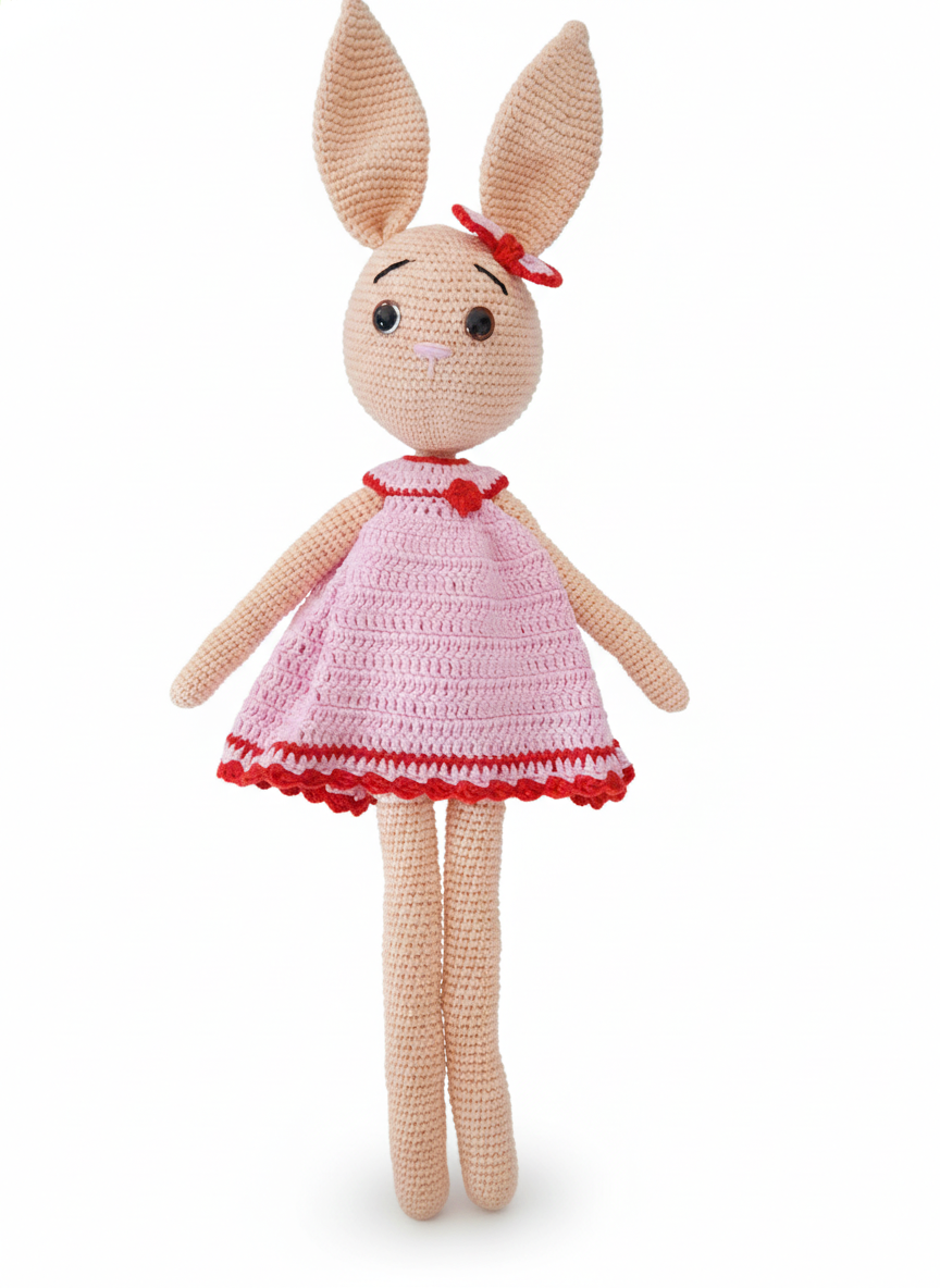 Amigurumi: "Alice, a Bailarina dos Campos de Cetim"