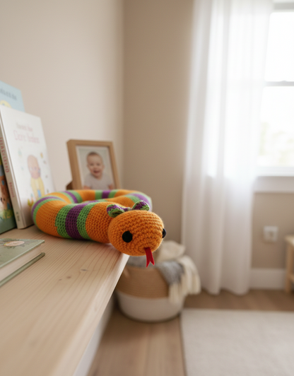 Amigurumi: "Sura, a Cobra Das Sestas Coloridas"