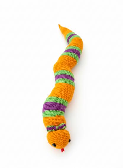 Amigurumi: "Sura, a Cobra Das Sestas Coloridas"