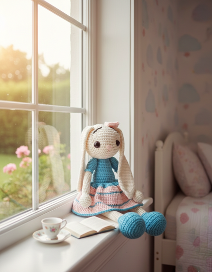 Amigurumi: "Cléo, a Mensageira das Nuvens de Algodão"