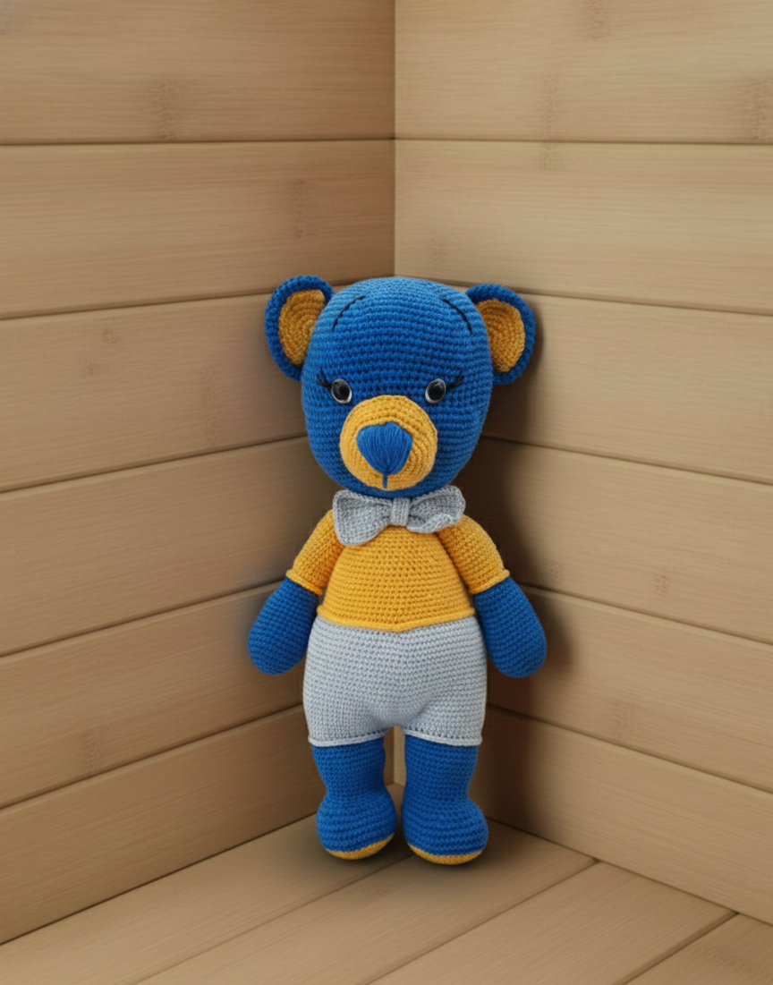 Amigurumi: "Ulisses, o Guardião dos Abraços Gigantes"