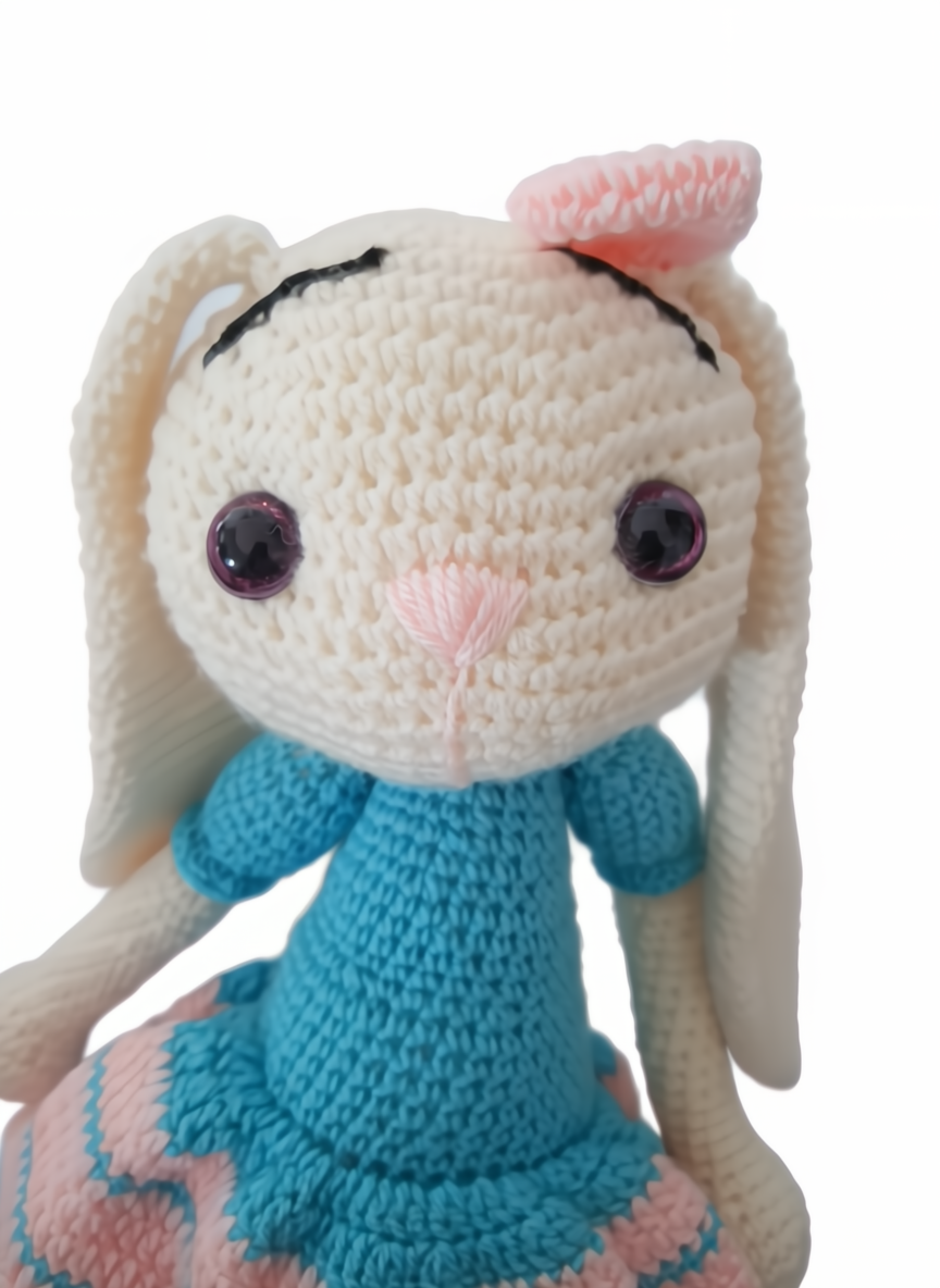 Amigurumi: "Cléo, a Mensageira das Nuvens de Algodão"