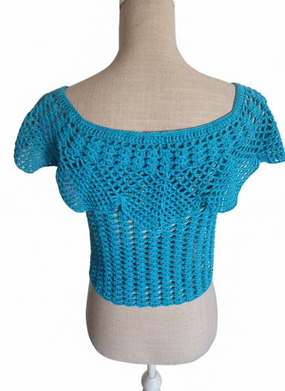 Top "Tropical Aqua"