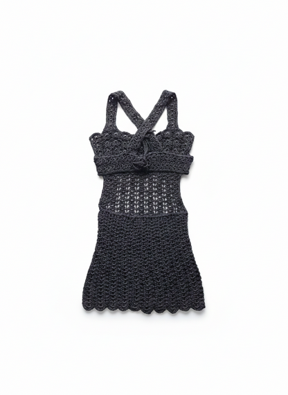 Vestido Curto "Noite de Ébano"
