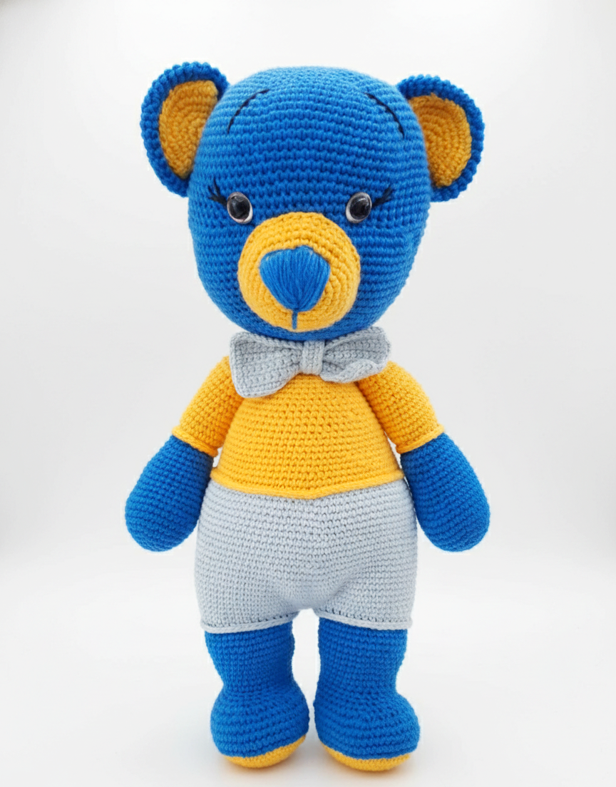 Amigurumi: "Ulisses, o Guardião dos Abraços Gigantes"