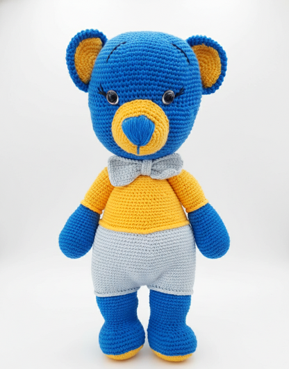 Amigurumi: "Ulisses, o Guardião dos Abraços Gigantes"