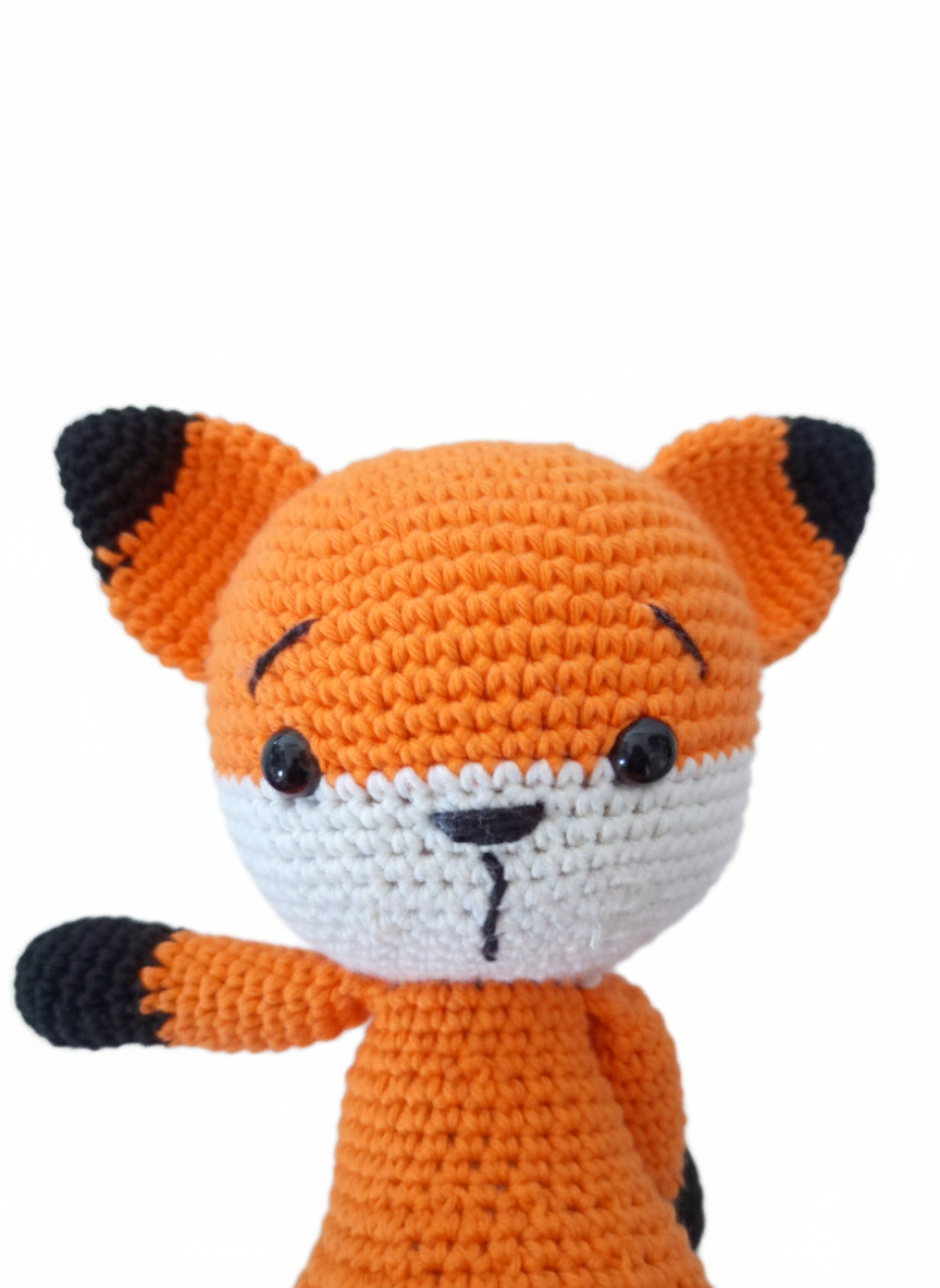 Amigurumi: "Faísca, a Exploradora dos Bosques"