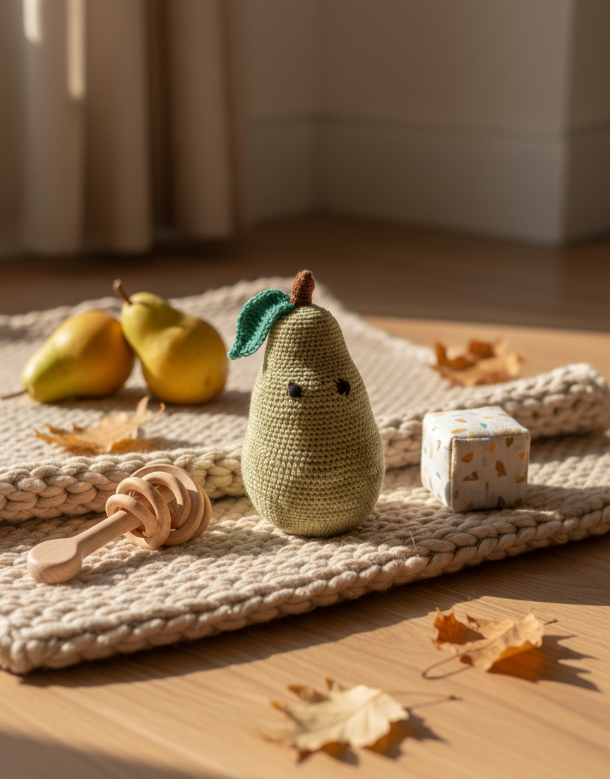 Amigurumi: "Pipa, a Pêra Doce Calmaria"