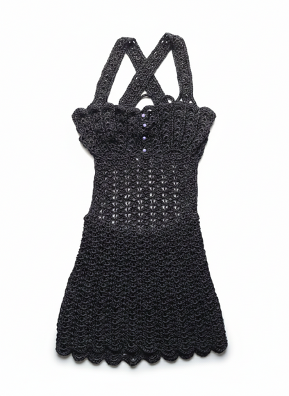 Vestido Curto "Noite de Ébano"