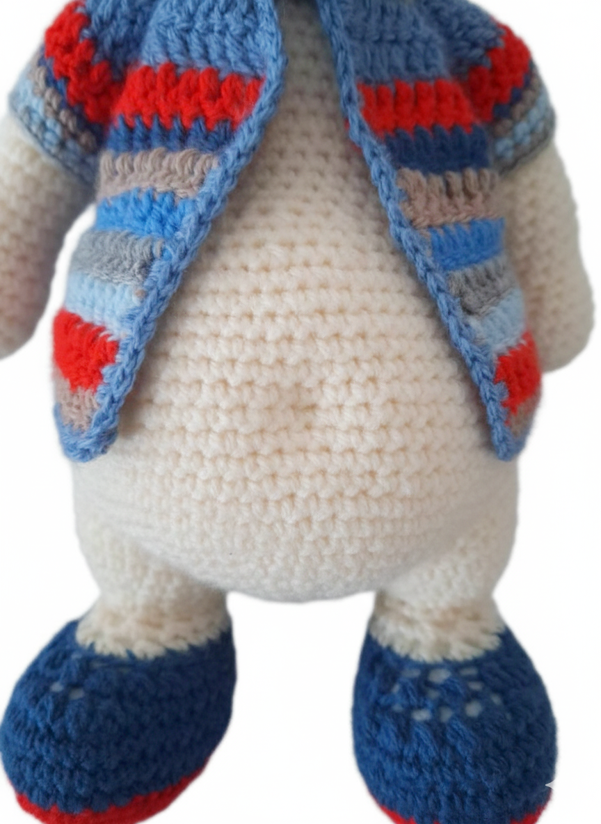 Amigurumi: "Balduíno, o Cãopanheiro do Bosque de Açúcar"