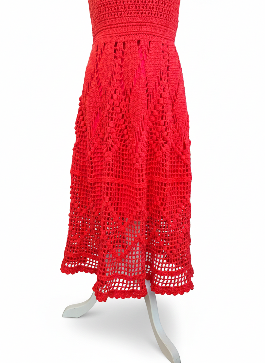Vestido "Carmim Sedutor"