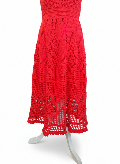 Vestido "Carmim Sedutor"