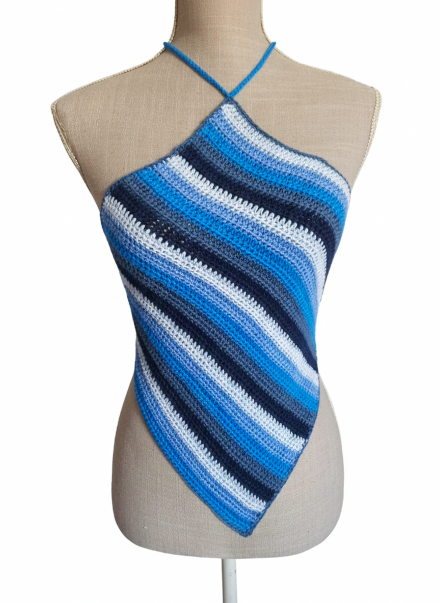 Top "Blue Velvet"