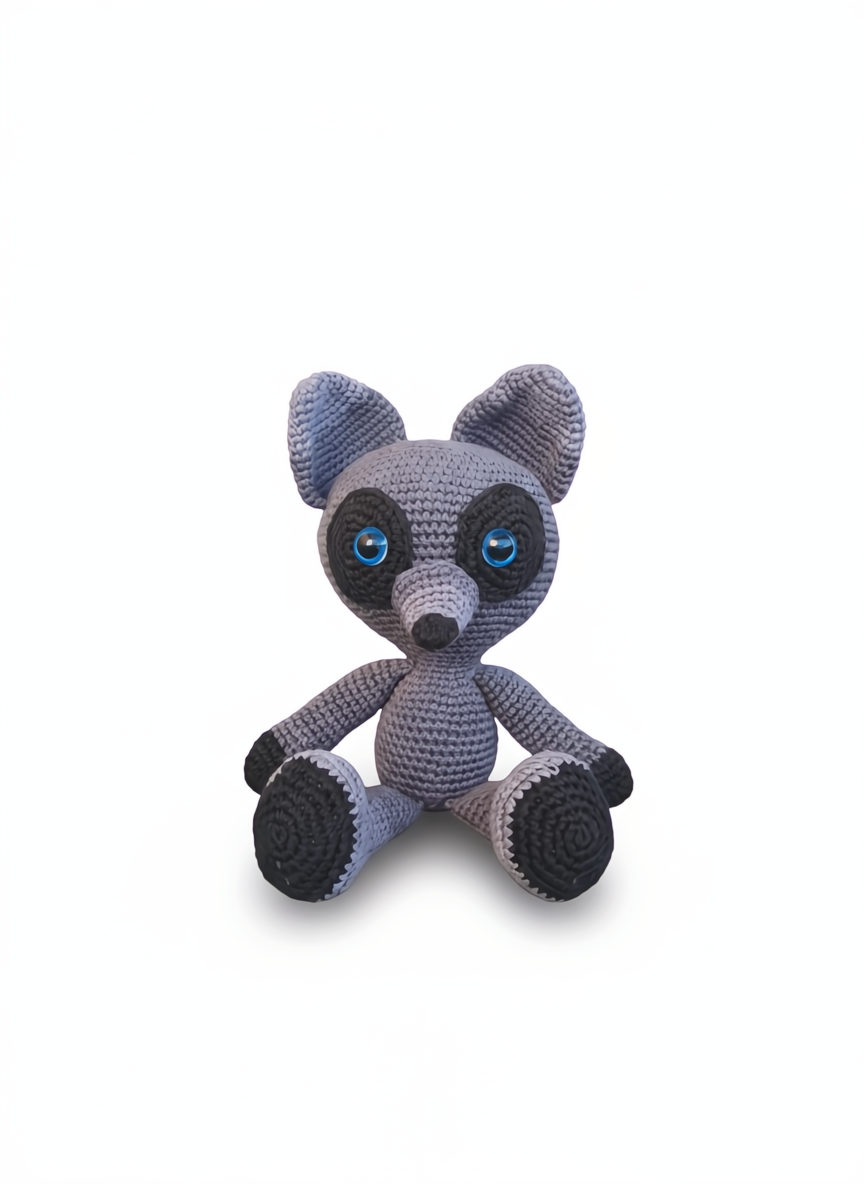 Amigurumi: Rico, o Guaxinim Curioso